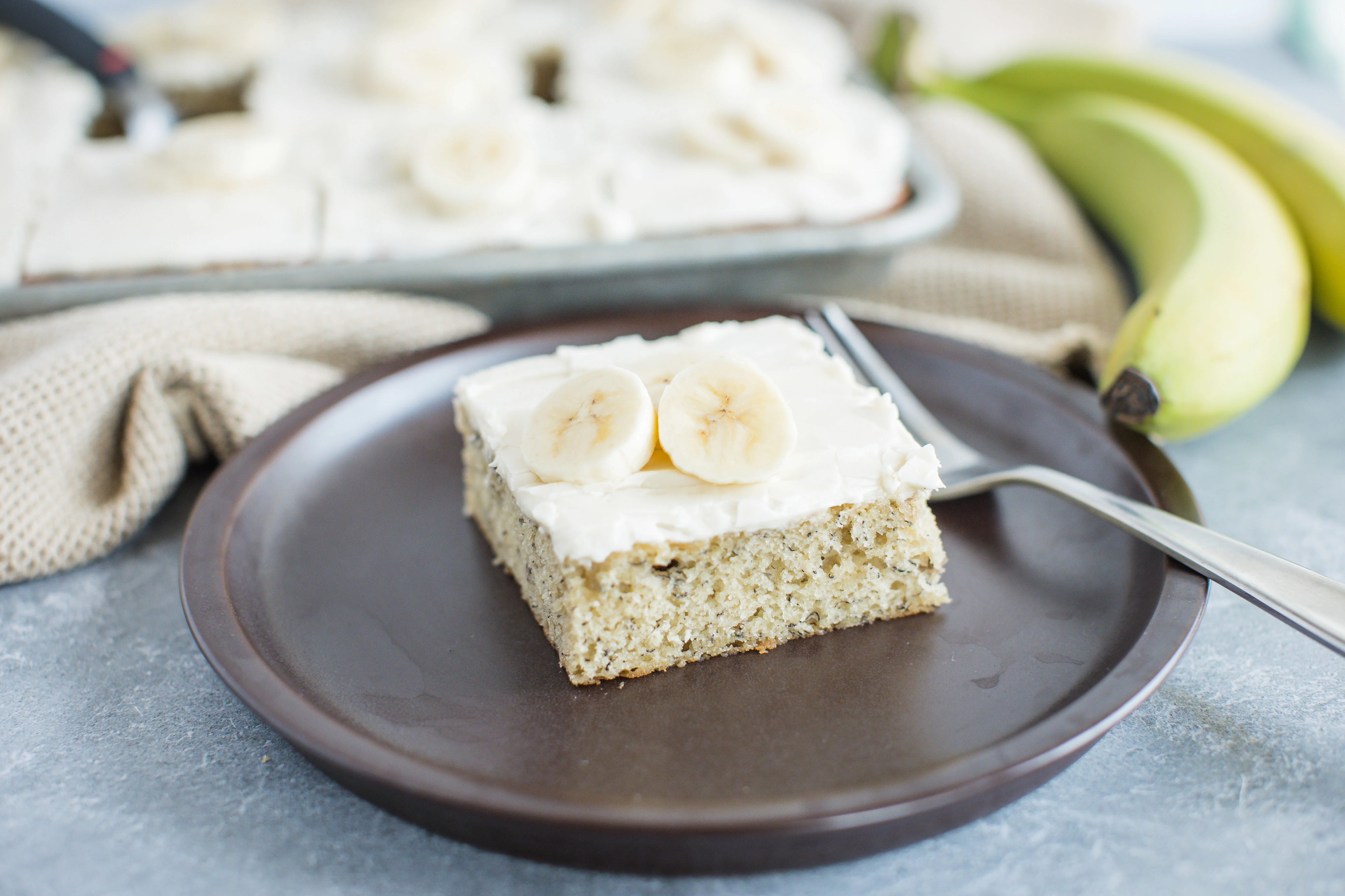 Banana Bars with Cream Cheese Frosting