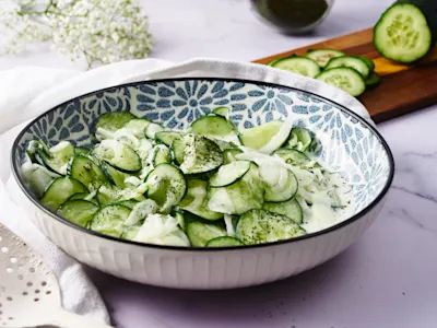 After-Church Creamy Cucumbers-image
