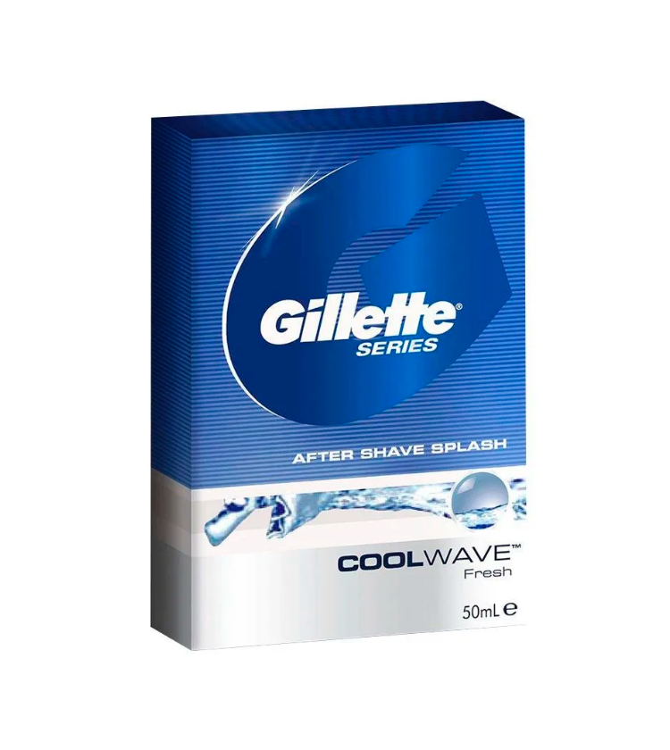 gillette series cool wave aftershave splash