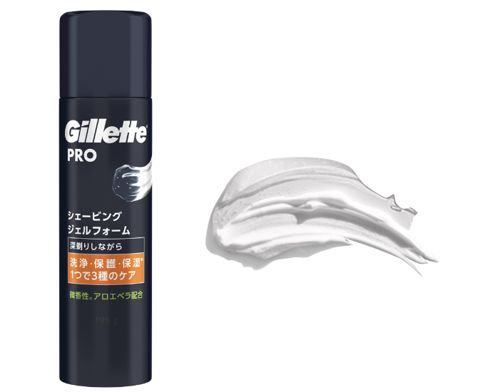 BRAUNSeries3ProSkin3080s ジレットシェービング1つ付き Gillette ジレット プロ シェービングジェルフォーム