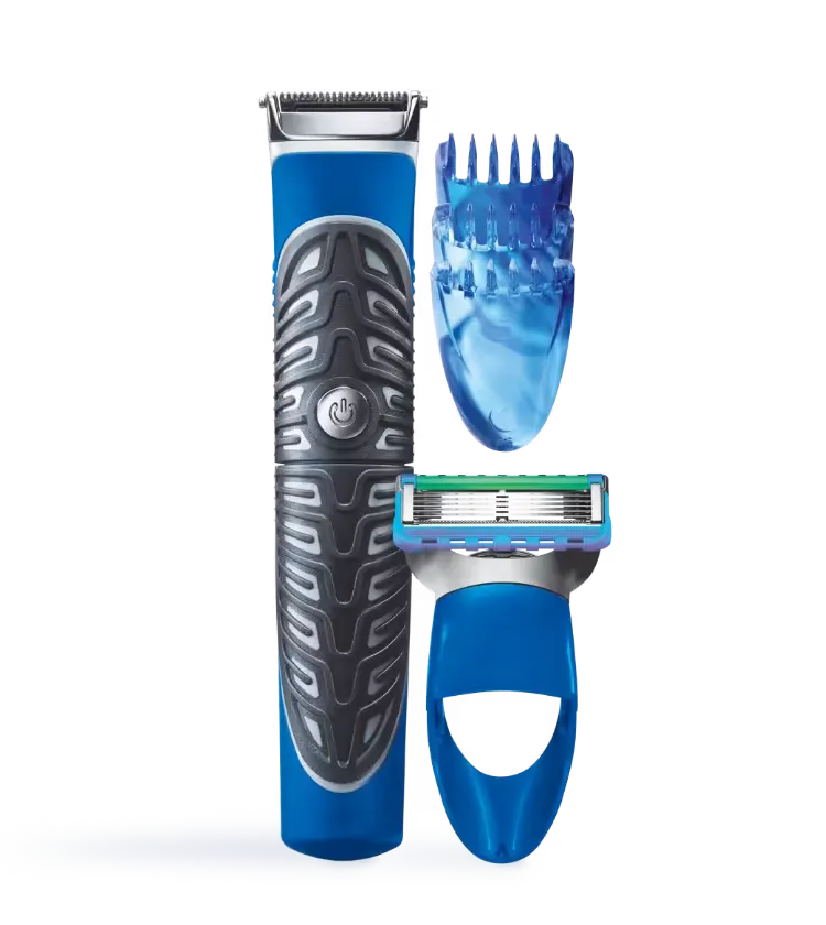 Gillette styler: beard trimmer, shaver and trimmer