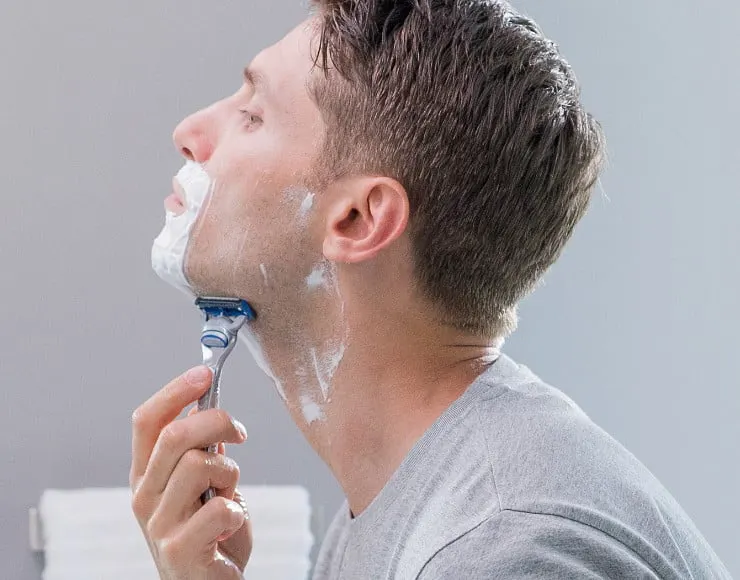 Gillette shave for the first time
