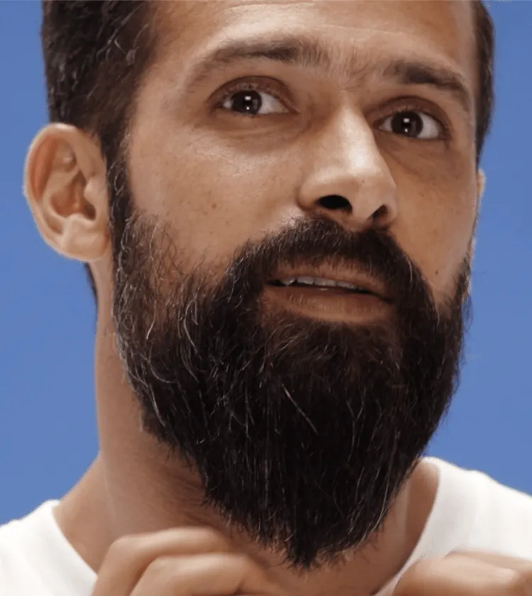 A Man With Full Grown Beard