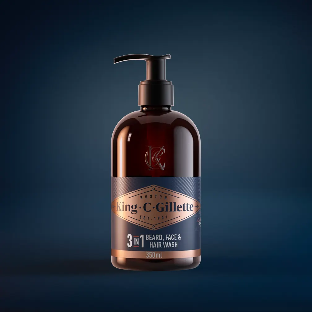 Gel de afeitado para barba y rostro KCG