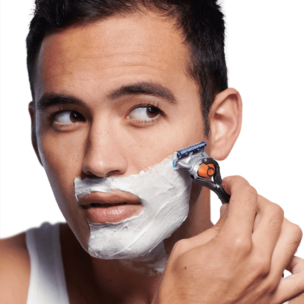 Smooth shave with less irritation