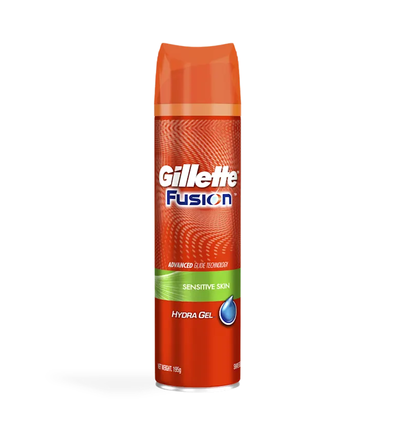 Gillette Fusion Hydra Gel Sensitive Skin Shaving Gel Gillette IN