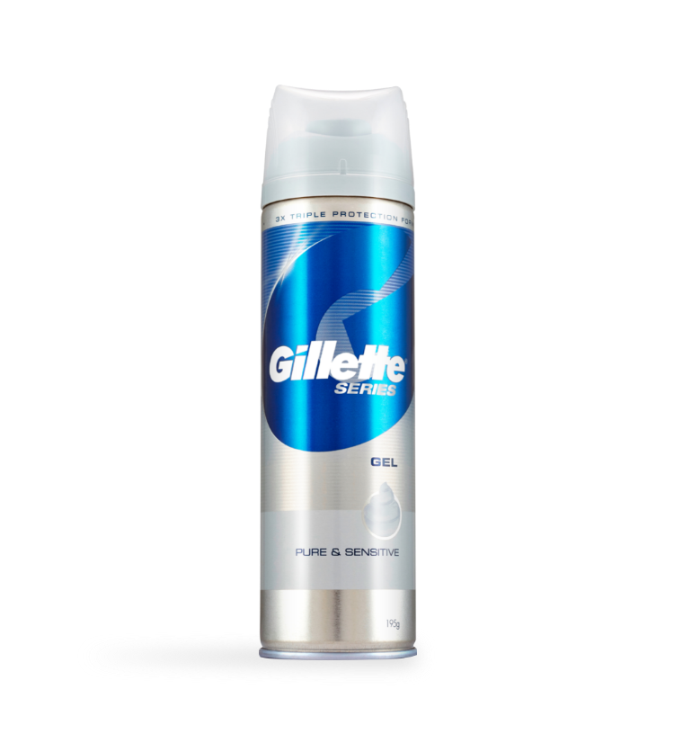 Gillette Series Pure and Sensitive Shaving Gel for Sensitive Skin