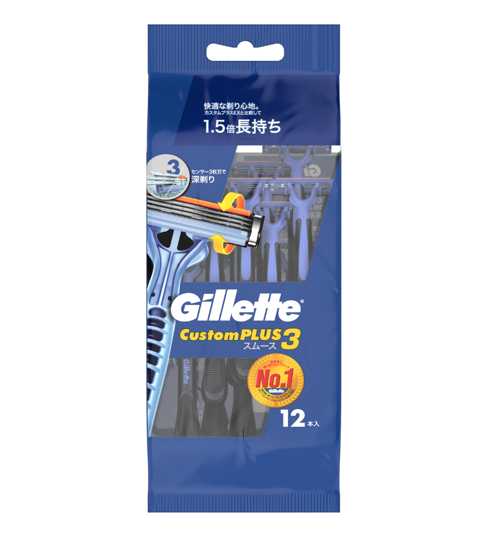 送料無料・まとめ買い×72個セット】P&G ジレット カスタム プレミアム