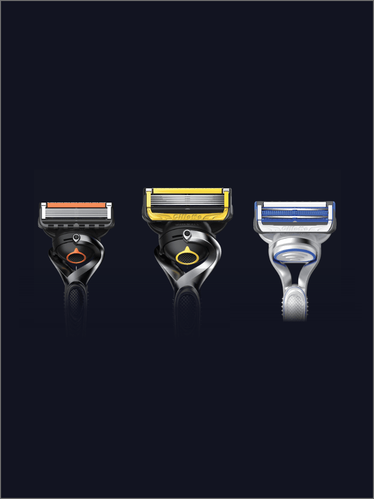 Personaliza tus mangos de afeitar y cuchillas Fusion