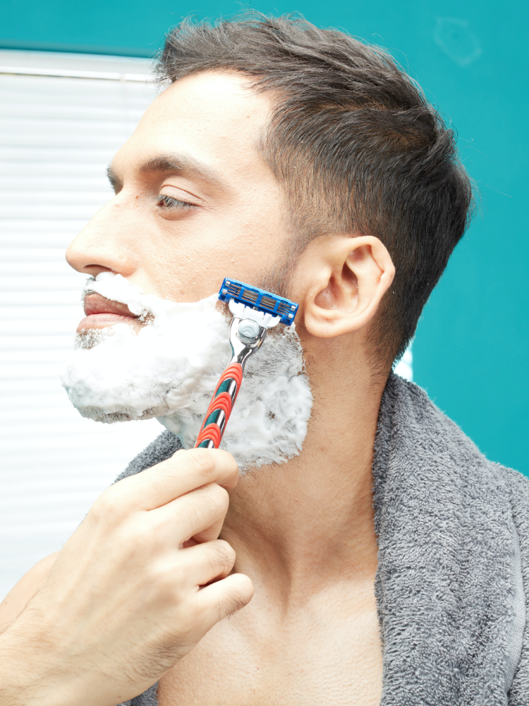 How to shave against grain