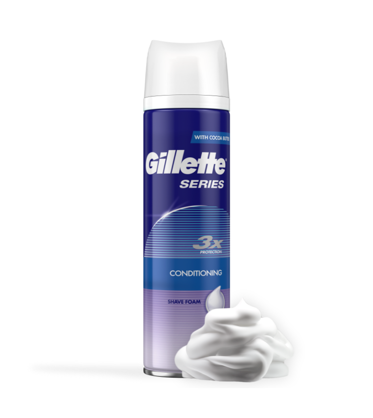 Gillette Series Conditioning Shaving Foam Cocoa Butter