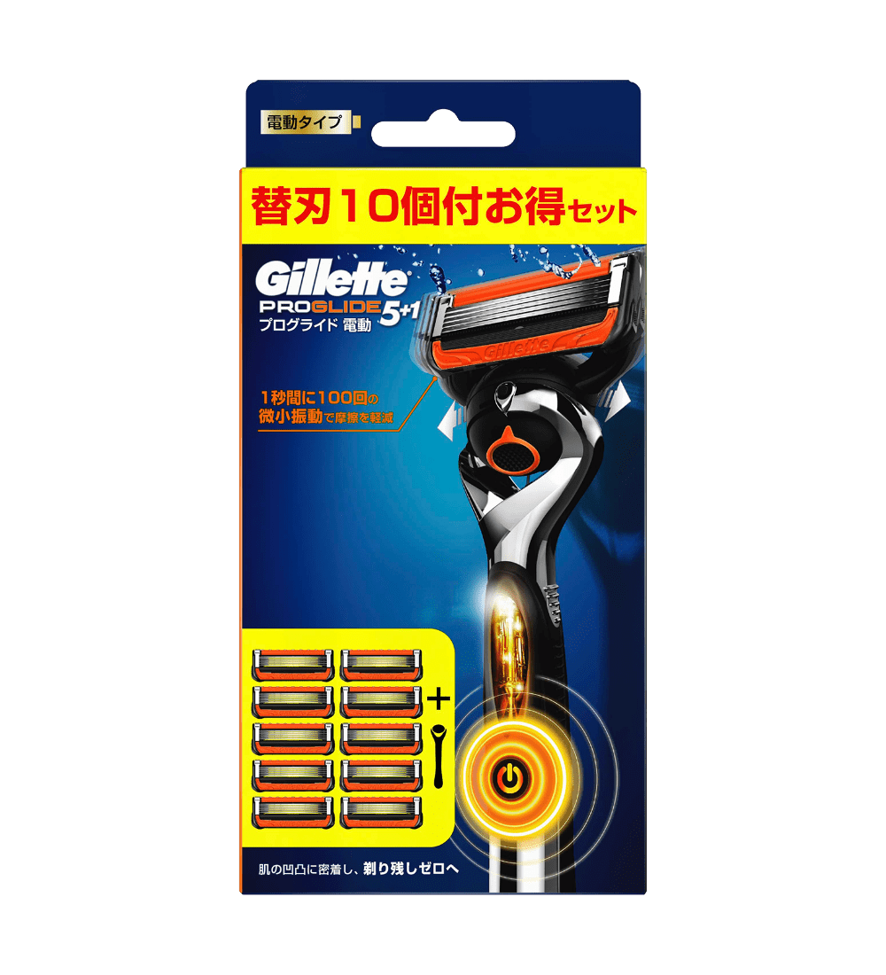 公式通販 Gillet PROGLIDE ジレットプログライド5 1 刃付本体2個