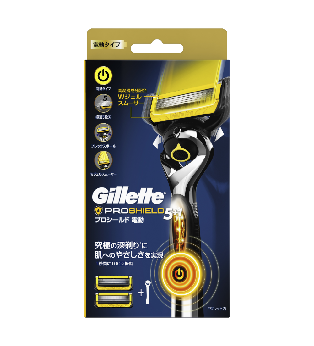 【色:なし_サイズ:1個(x1)】Gillette プロシールド 電動タイプ カ