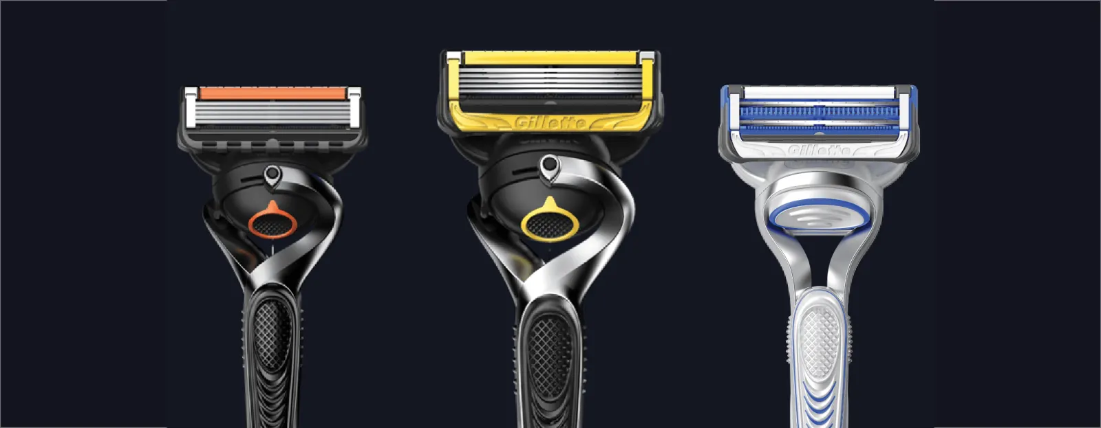 Personaliza tus mangos de afeitar y cuchillas Fusion