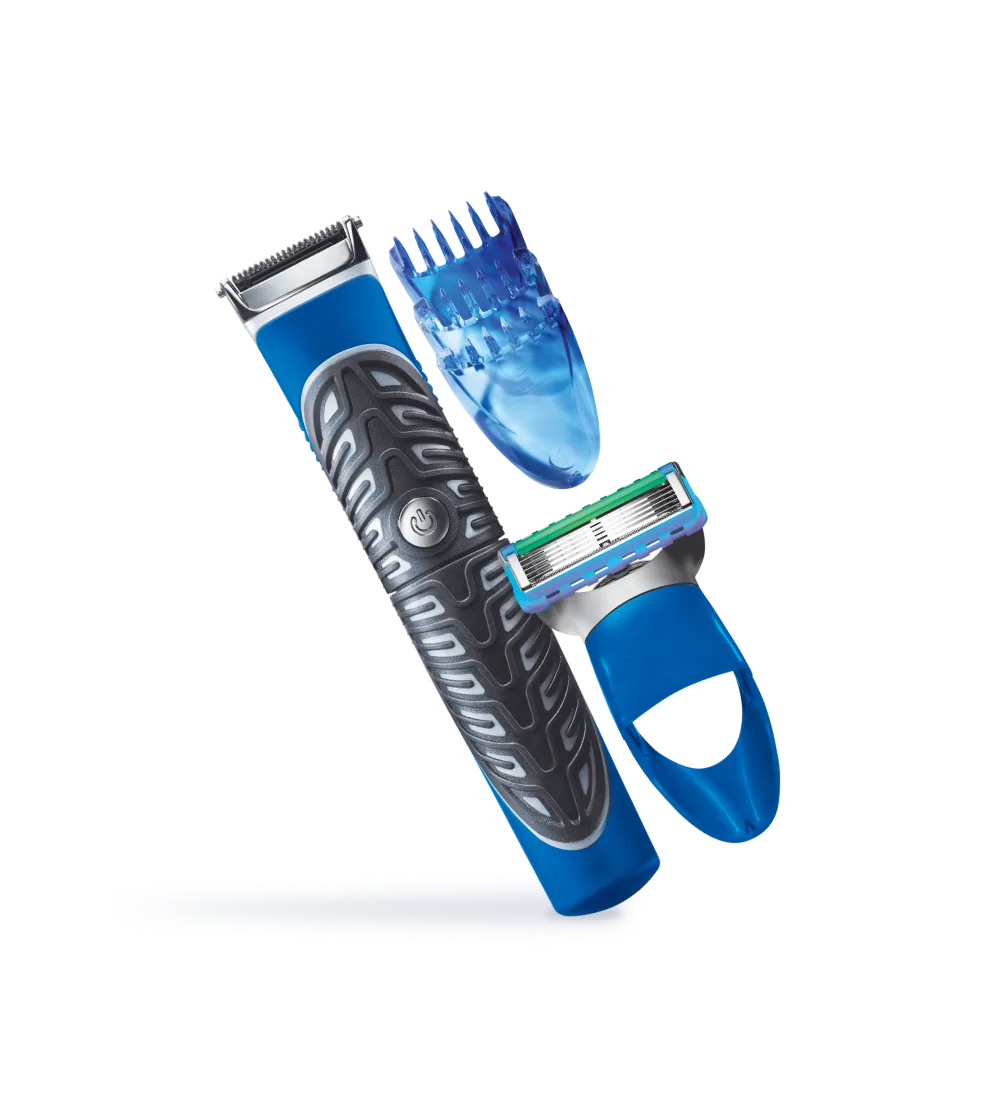 Gillette styler: beard trimmer, shaver and trimmer