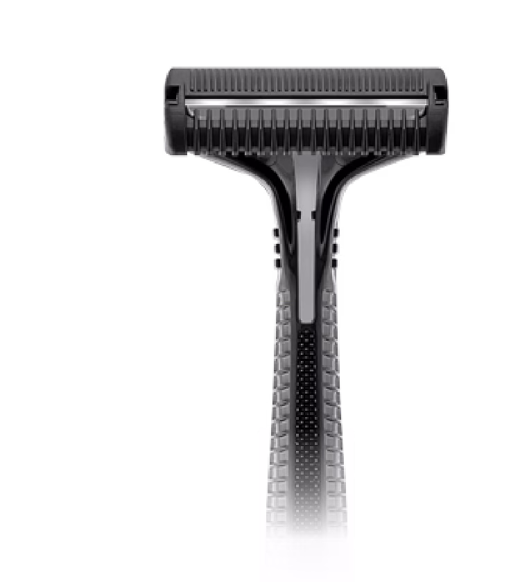 Better maneuver the curves of the face, neck & chin compared to double edge blade