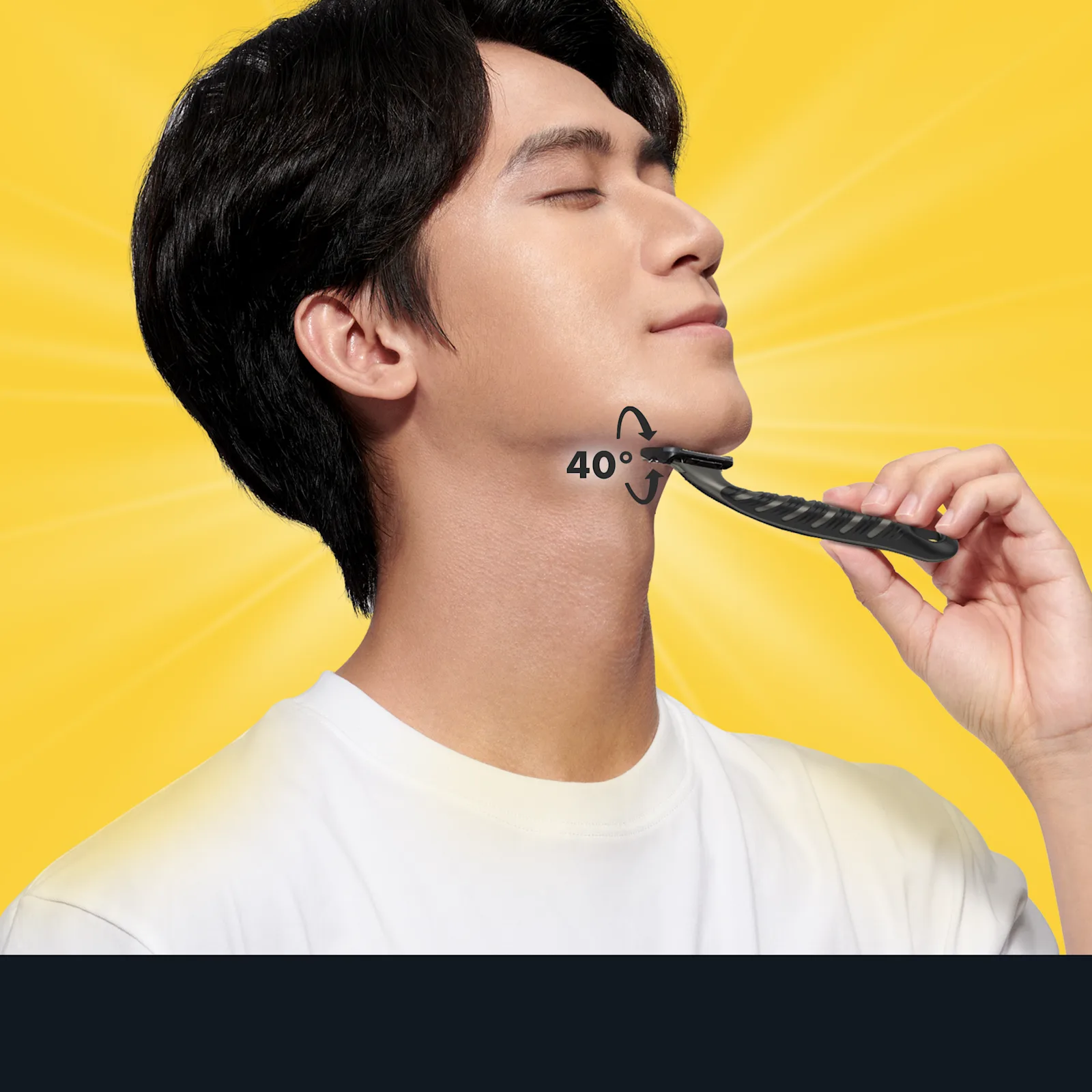 肌に密着ヘッド