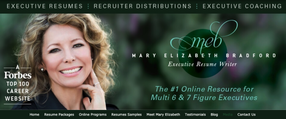 Mary Elizabeth Brandford Executive Resume Writer website