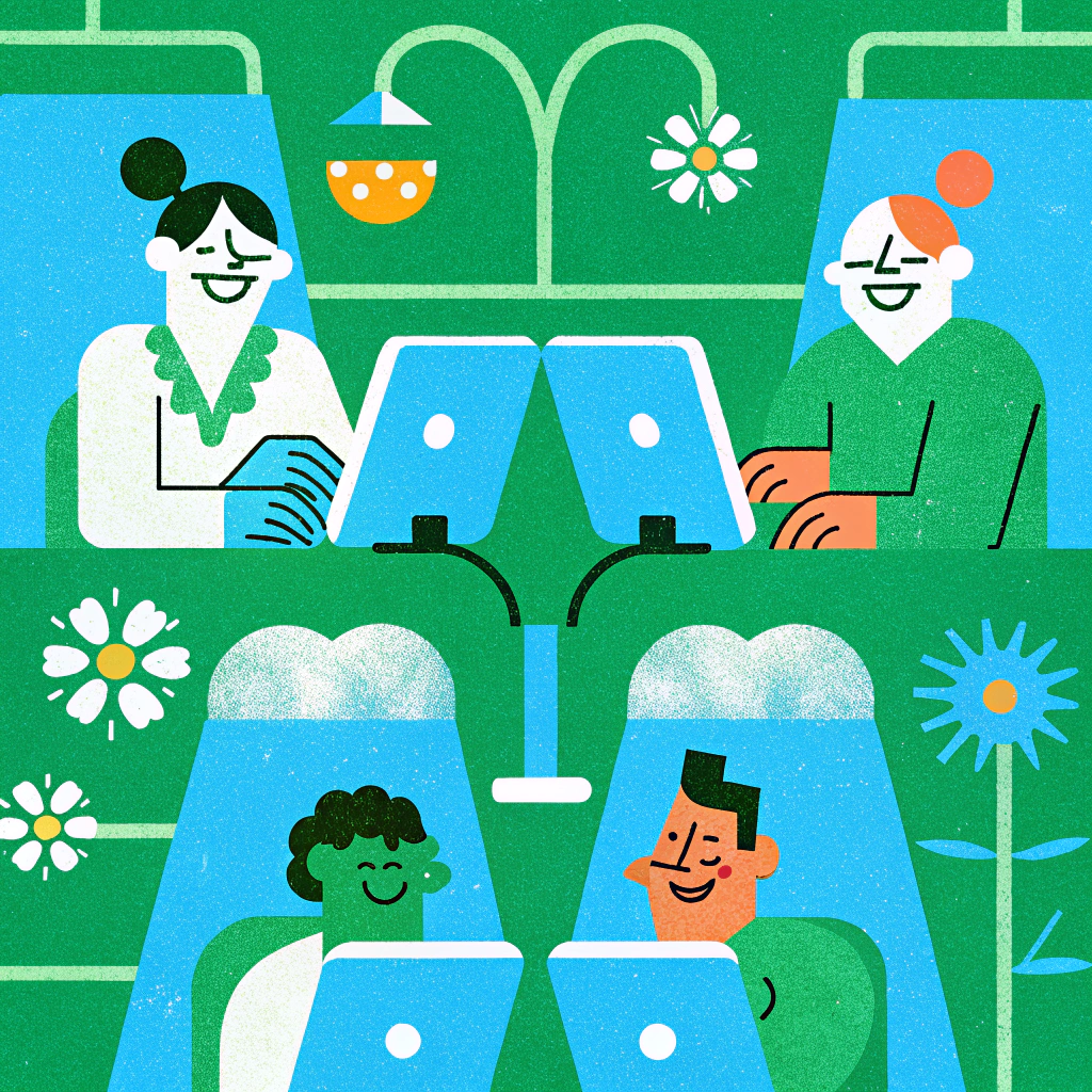 cartoon-image-of-men-and-women-happy-at-work