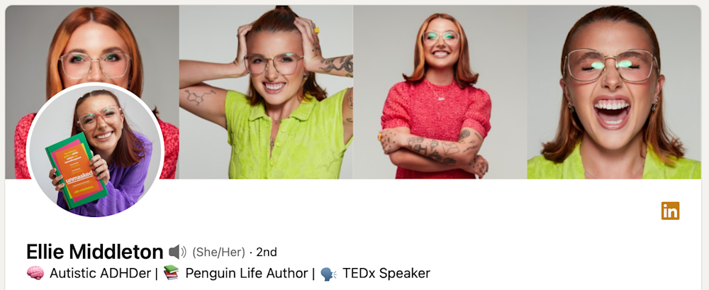 Ellie Middleton's Linkedin page