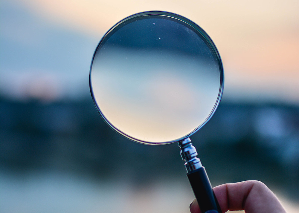 Magnifying Glass Sunset