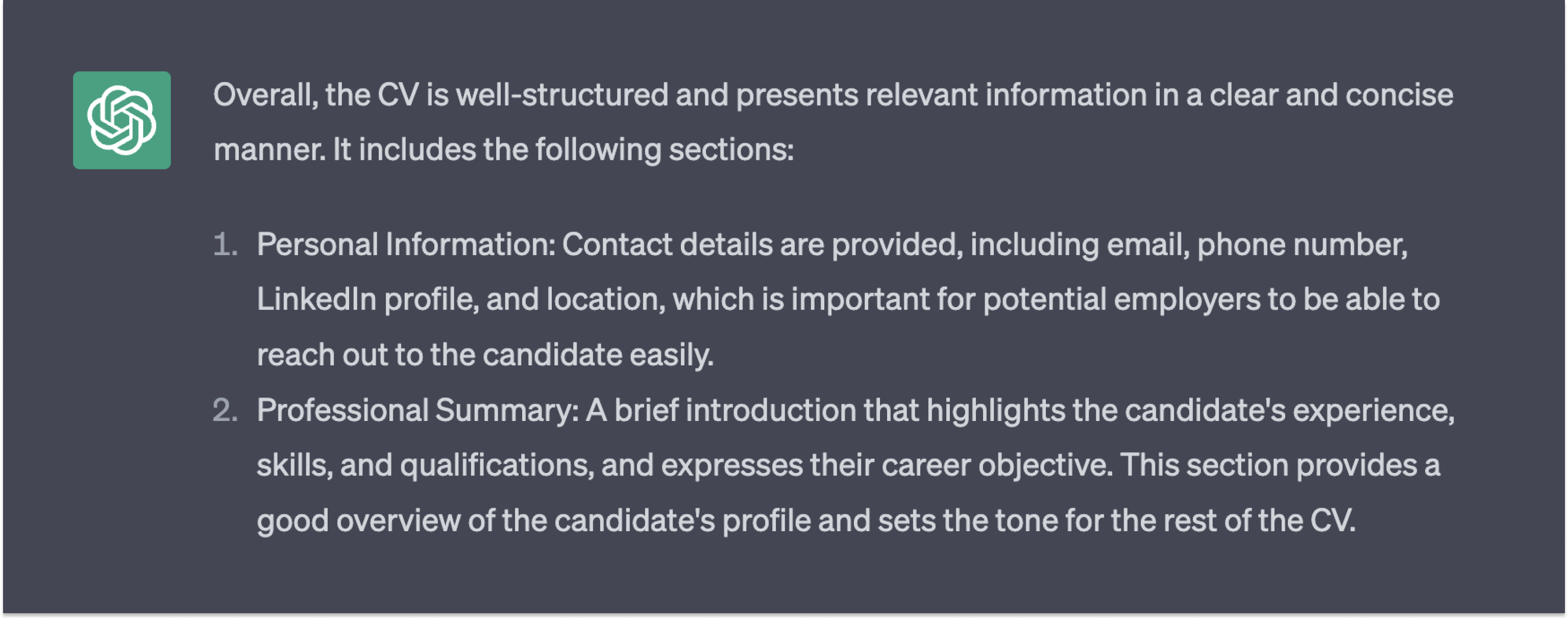 ChatGPT example 1