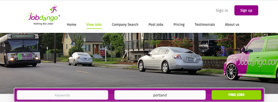 JobDango nothing but jobs