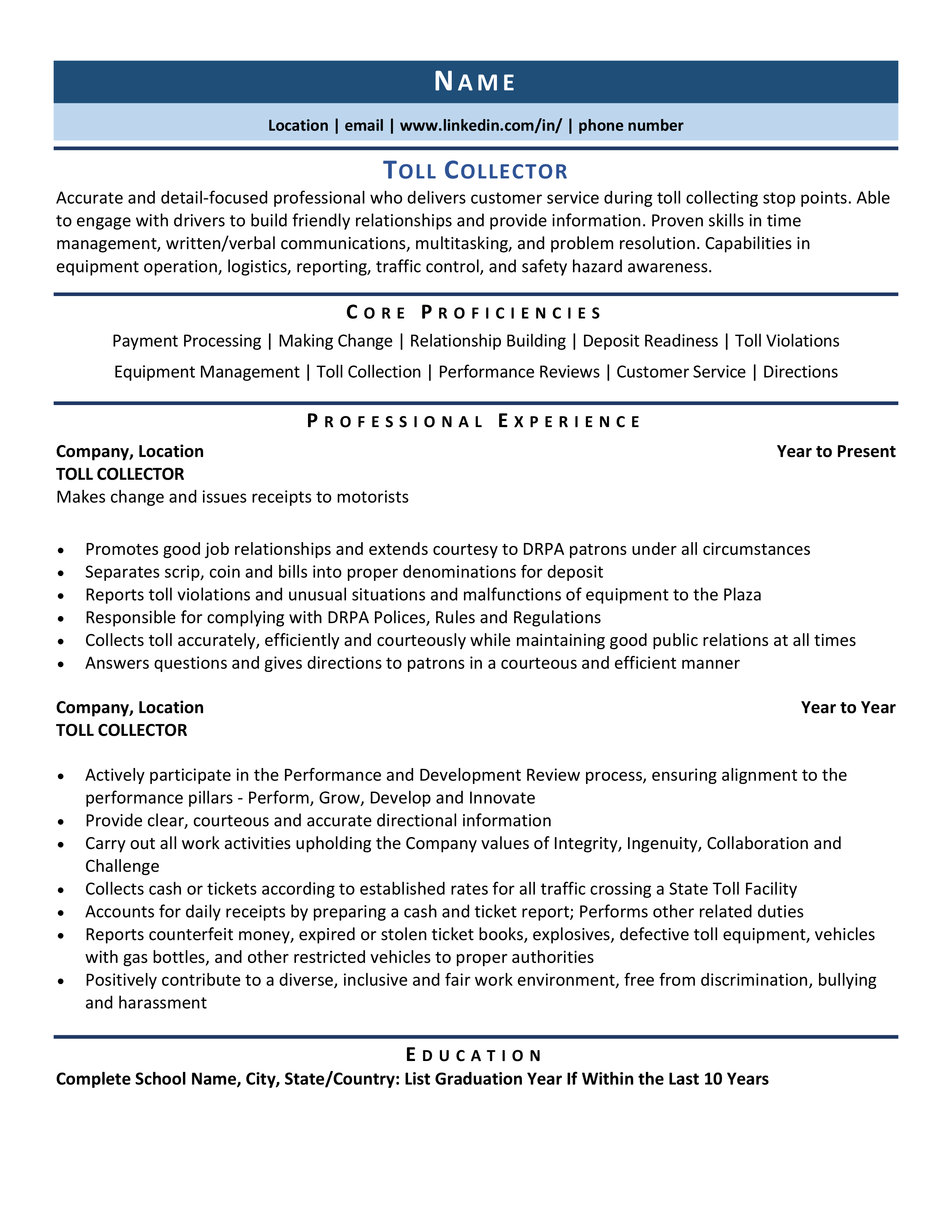 Toll Collector Final