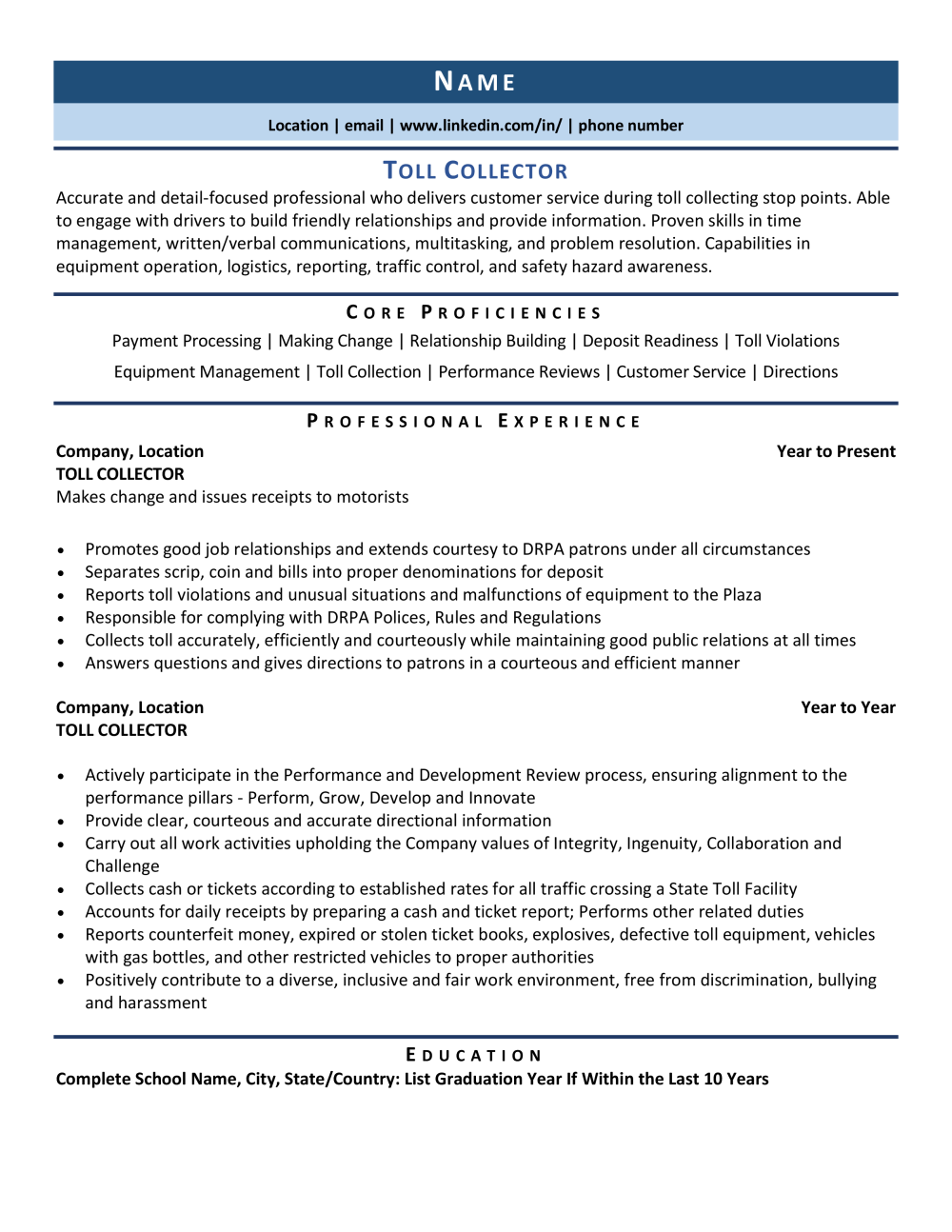 Toll Collector Final