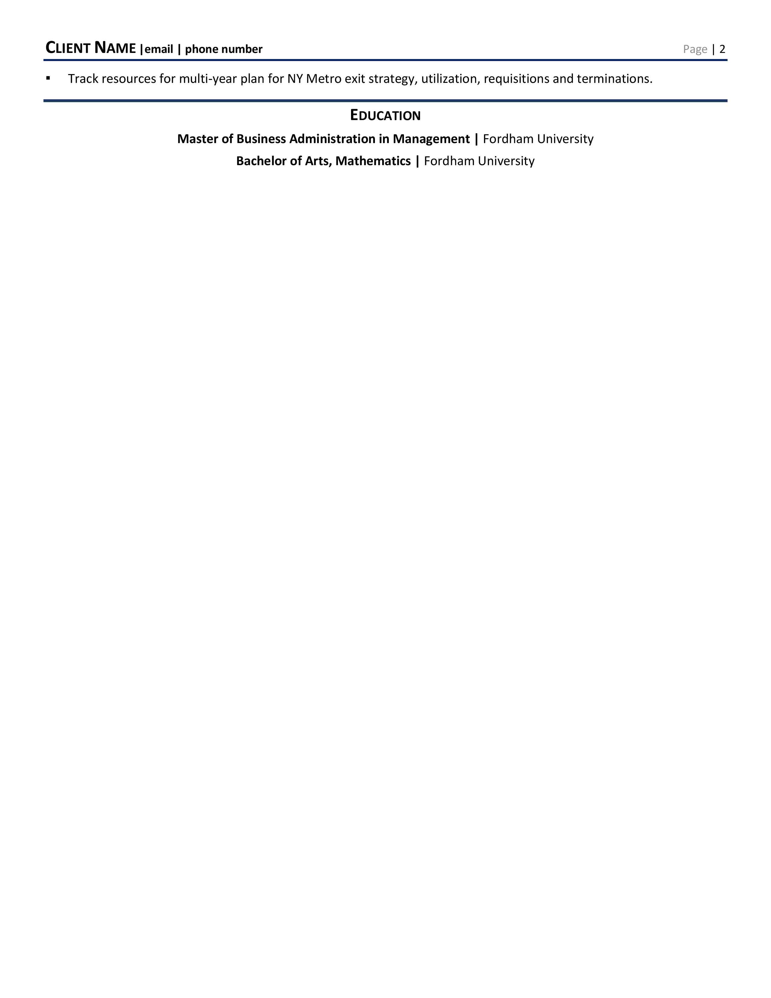 Change Management Specialist Resume Template 1 4