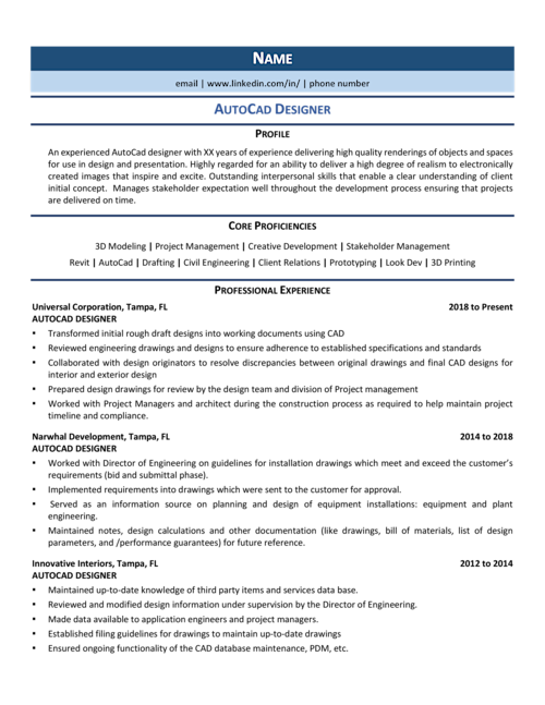 AutoCad Designer Resume Example Guide 2021 ZipJob autocad-designer-resume-example-guide-2021-zipjob
