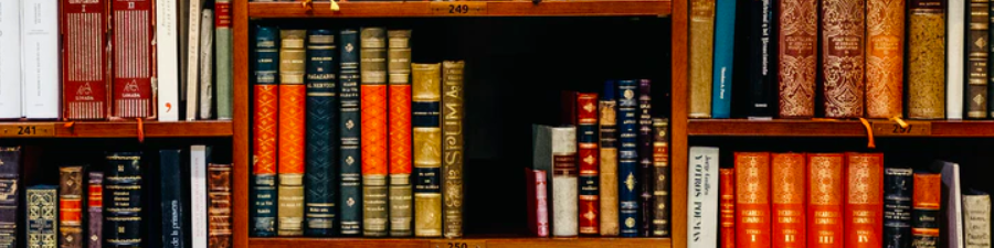 book shelves hardbound upsplash