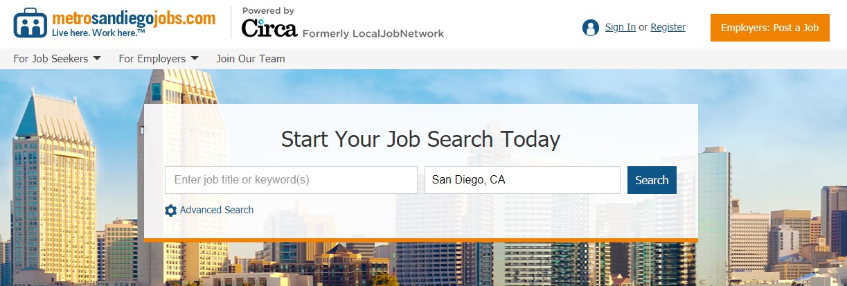 job search websites san diego