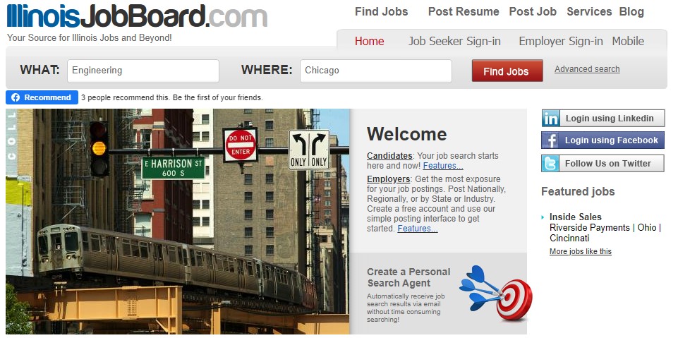 specialized search engines for chicago jobs