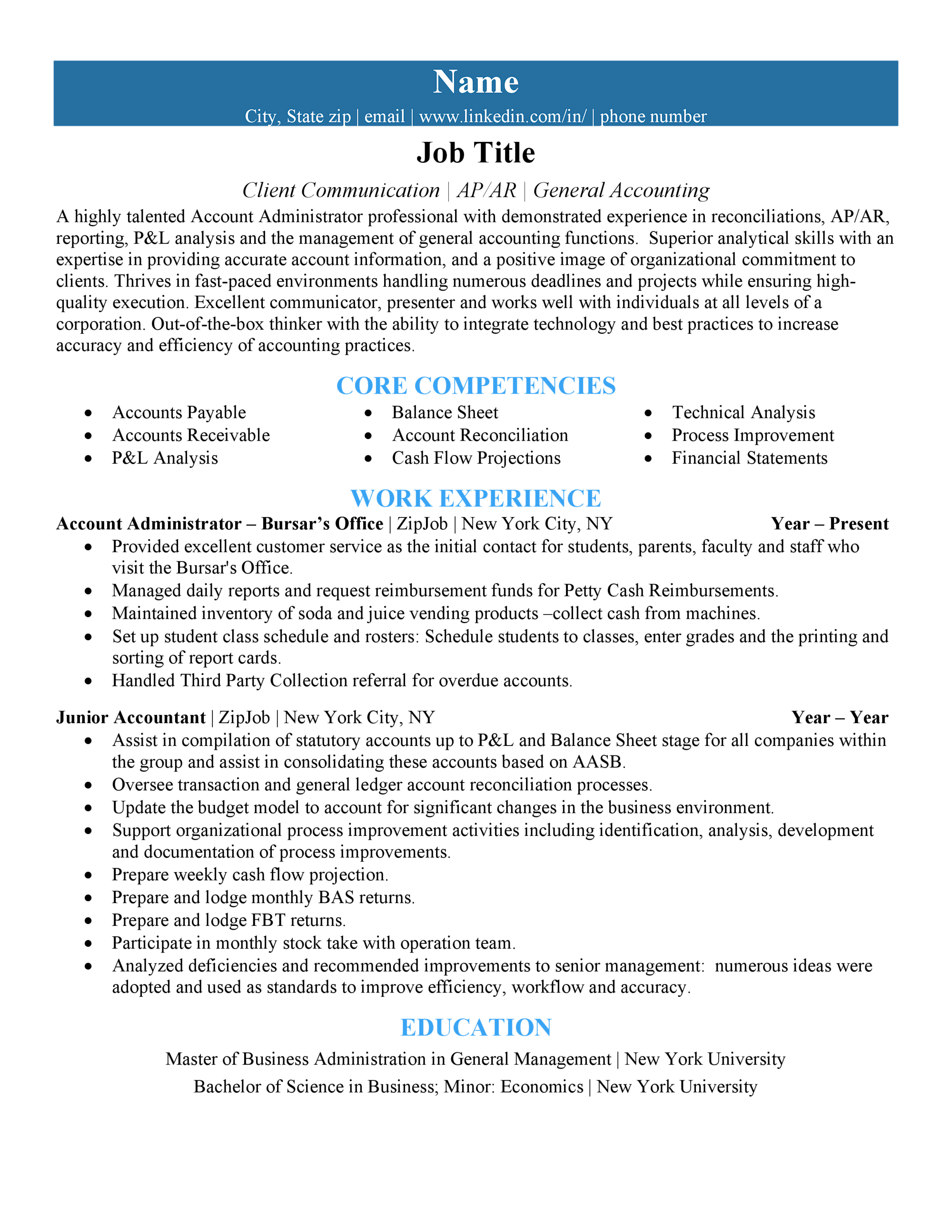 Font For Resume 2025