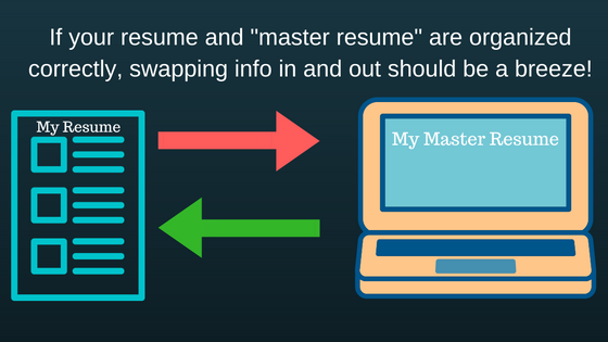 resume info swap