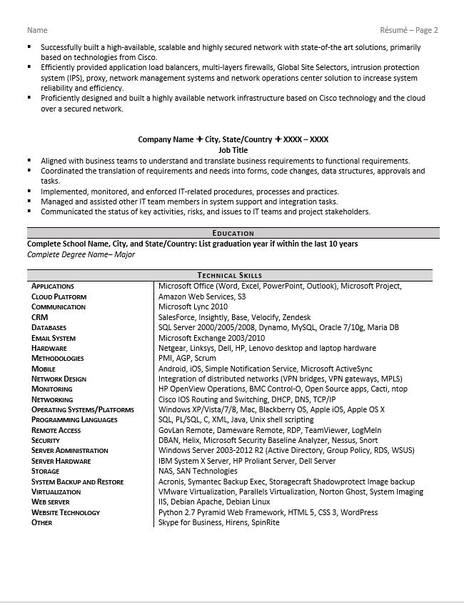 Cyber and Information Security Resume Example and Tips ZipJob