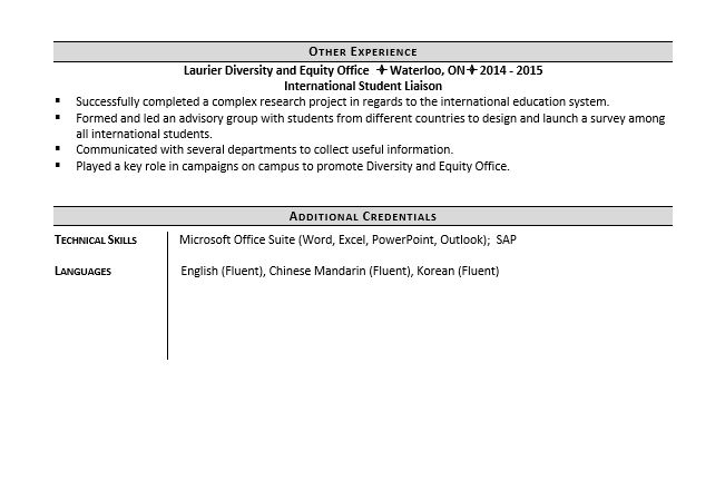 Accounting Entry Level Resume Example Page 2