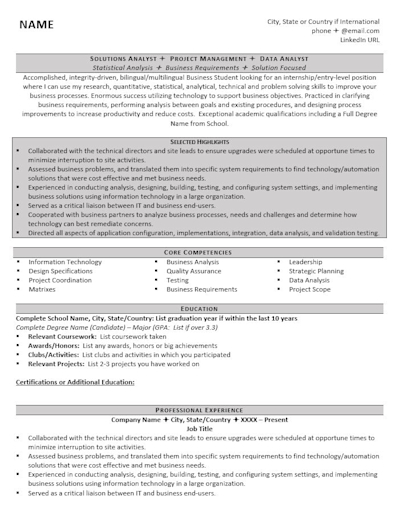 15+ Student Resume Examples | ZipJob