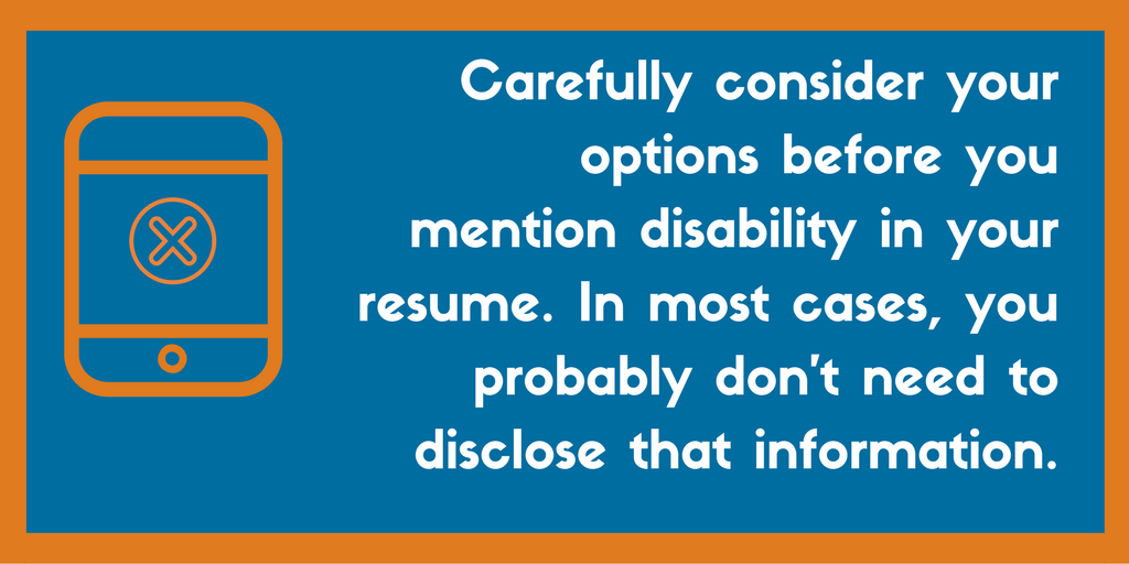 disclose disability cover letter