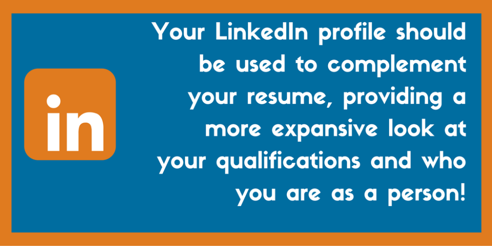Difference between Your Resume and LinkedIn Profile 2