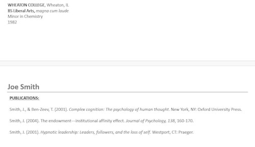 How to Include Publications on a Resume (Examples) | ZipJob