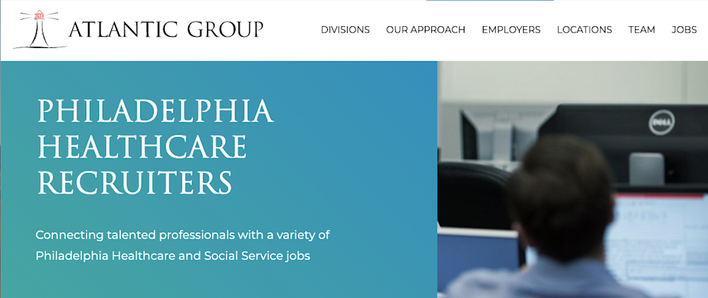 Atlantic Group Philadelphia Healthcare Recruiters website