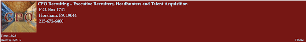 CPO Recruiting Executive recruiters headhunters and talent acquisition website