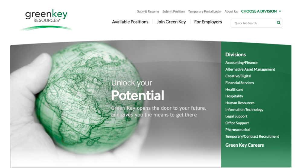 Green Key Resources website