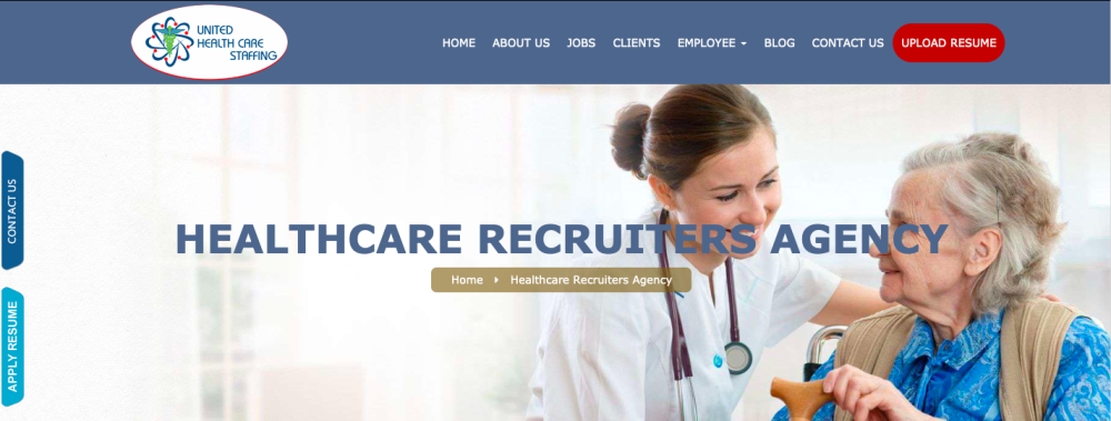 United Health Care Staffing website Healthcare recruiters agency