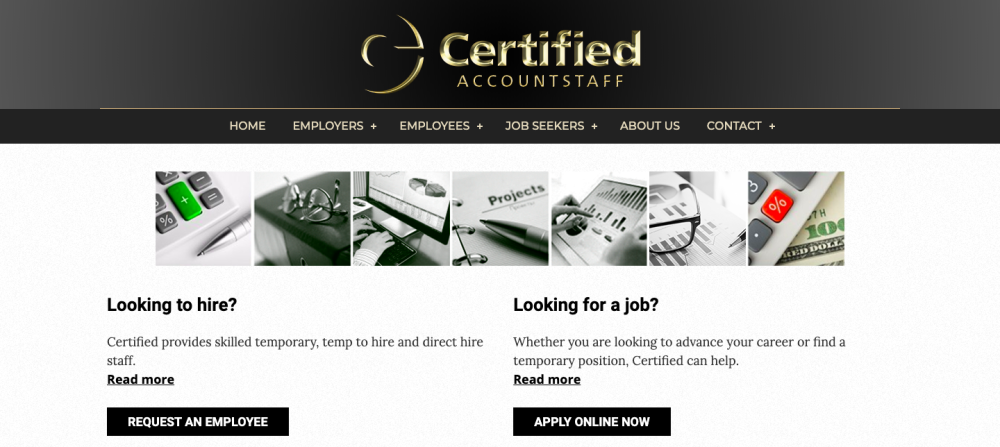 Certified Account Staff website