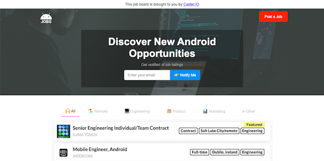 AndroidDev Android jobs