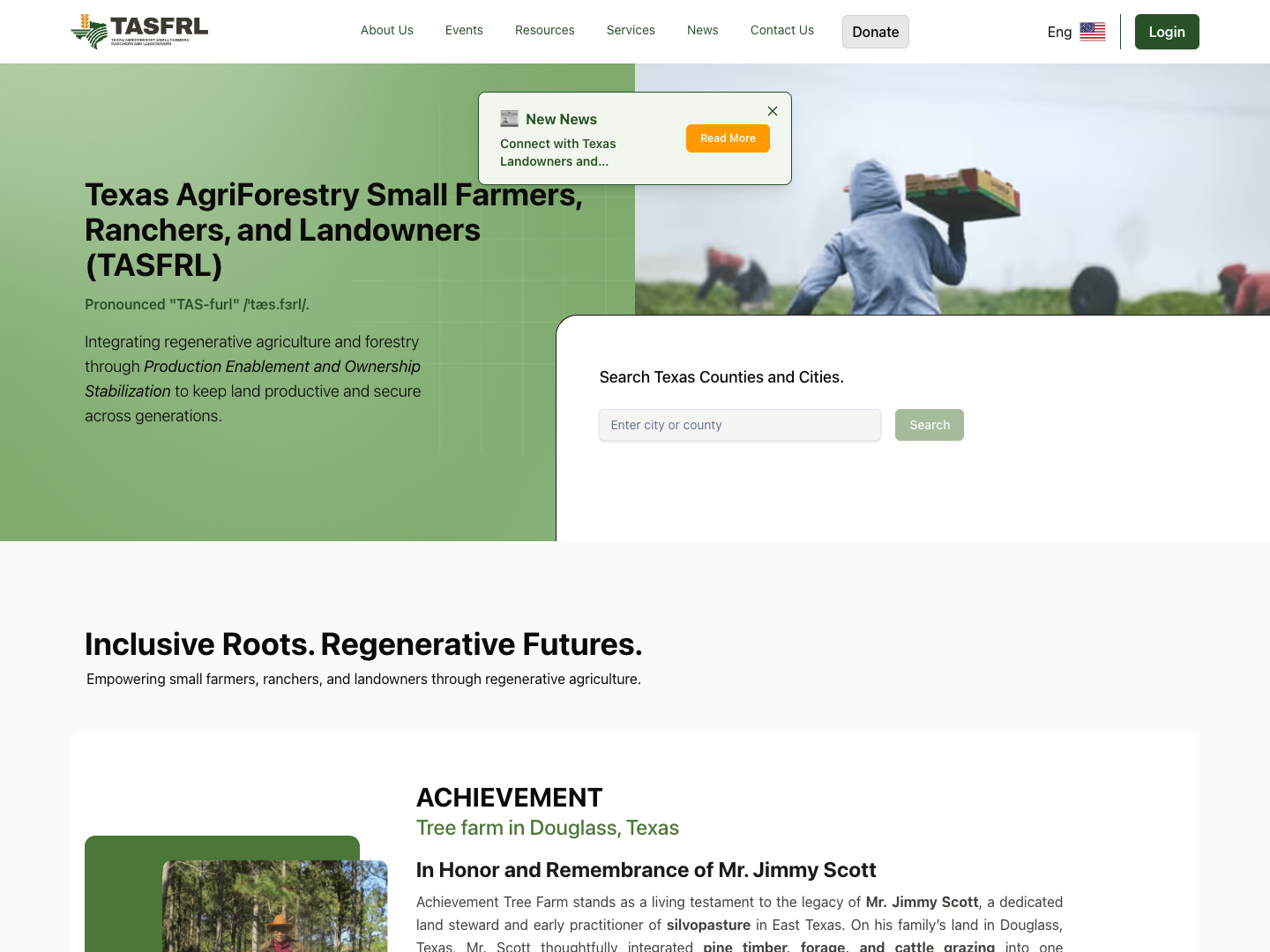 TASFRL current digital platform portfolio thumbnail