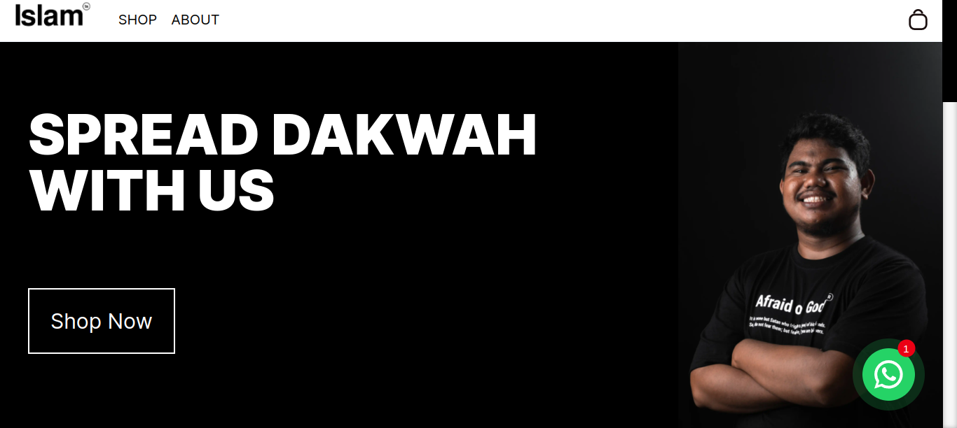 islam t shirt spread dakwah